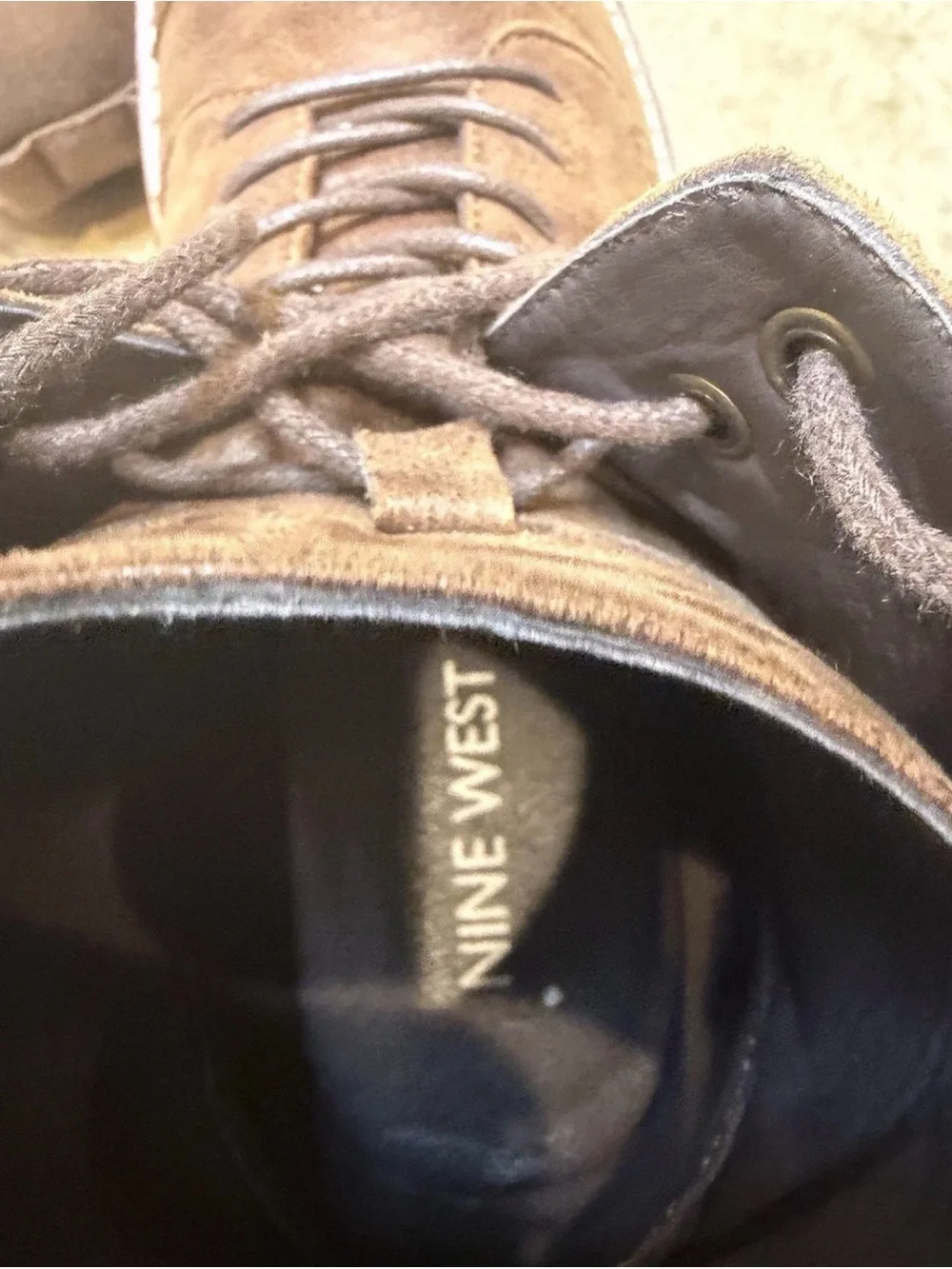 Nine West Tobias Lace-up Men’s Boots Size 9 NWOB